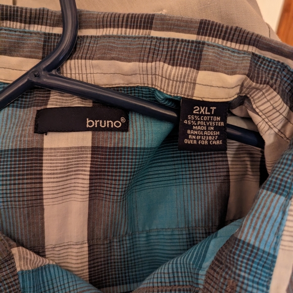 Men's short sleeve button down shirt - 2XLT - Picture 4 of 4